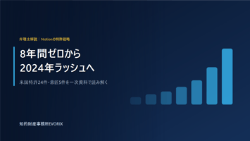 Notionの特許戦略を弁理士が解説｜米国特許24件・意匠5件の分析｜知的財産事務所EVORIX