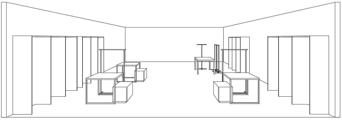 アパレル店の内装の登録意匠