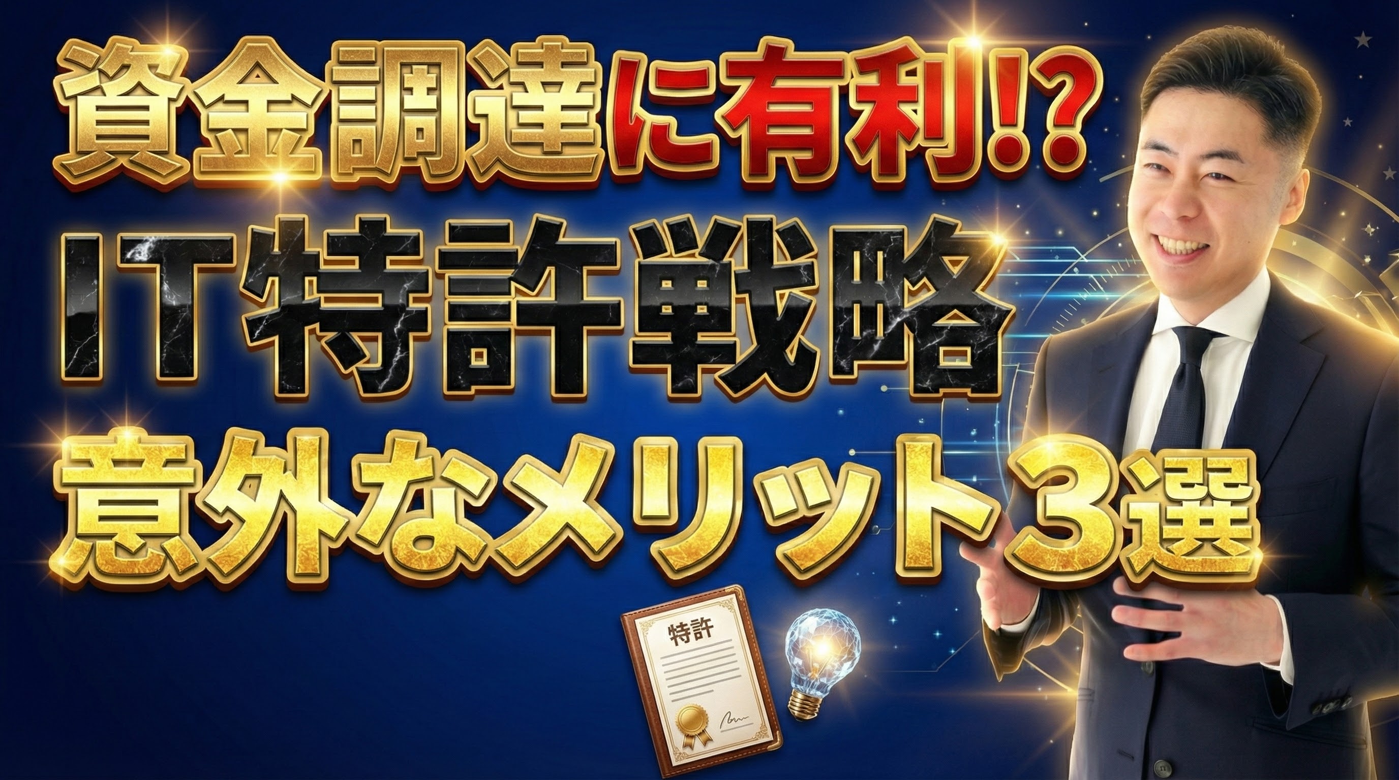 資金調達に有利？ITスタートアップが早期に特許出願する3つのメリット