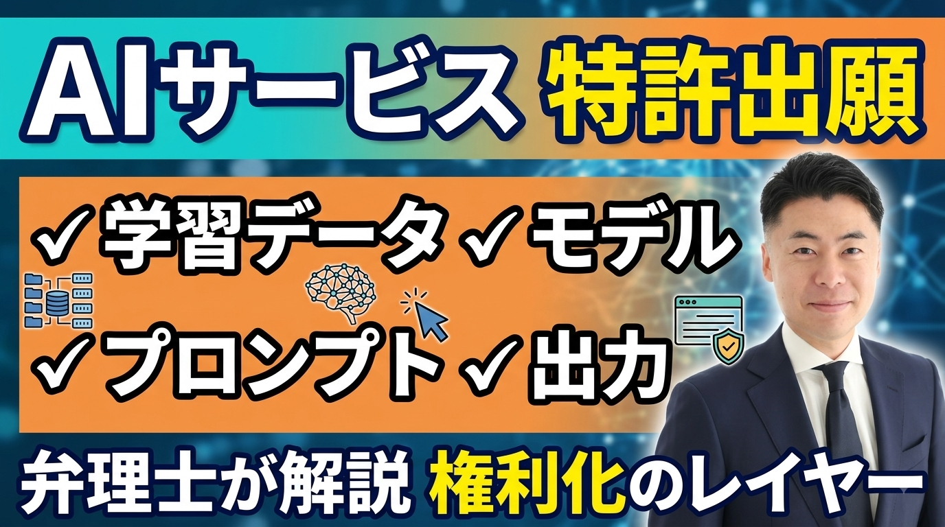 AIサービスの特許出願チェックリスト