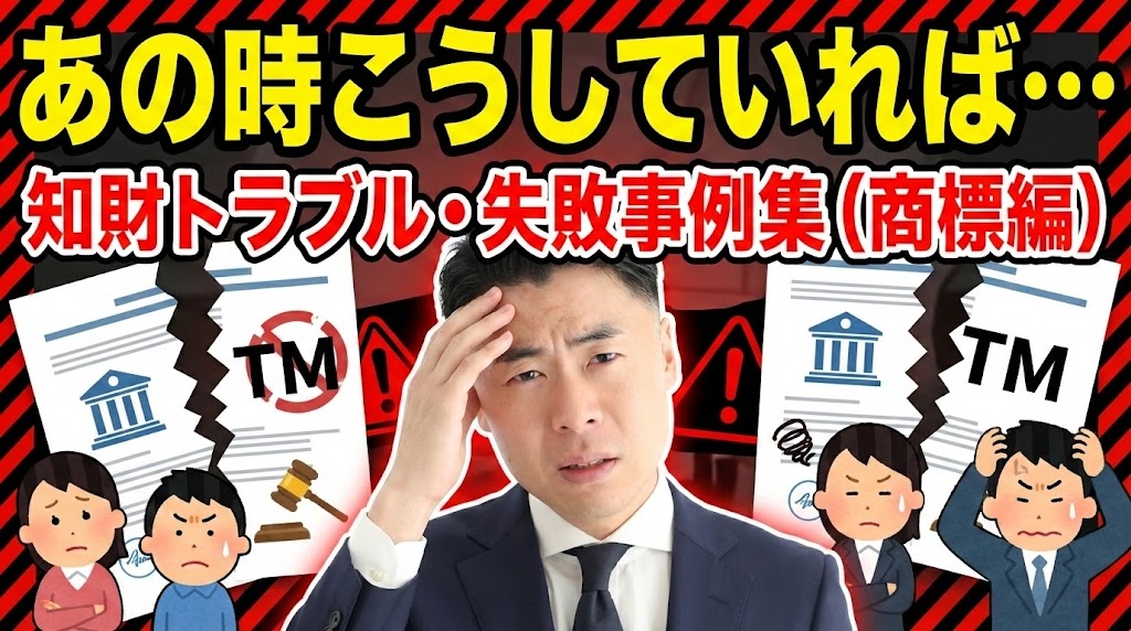 「あの時こうしていれば…」知財トラブル・失敗事例集（商標編）